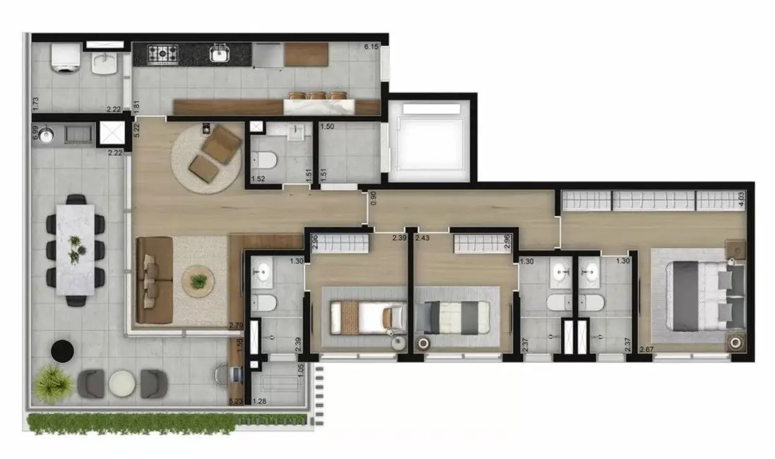 Apartamento com 3 quartos à venda, 94m2 em Vila Mariana, São Paulo - SP - imagem 2 Foto 2 de Apartamento com 3 quartos à venda, 94m2 em Vila Mariana, São Paulo - SP