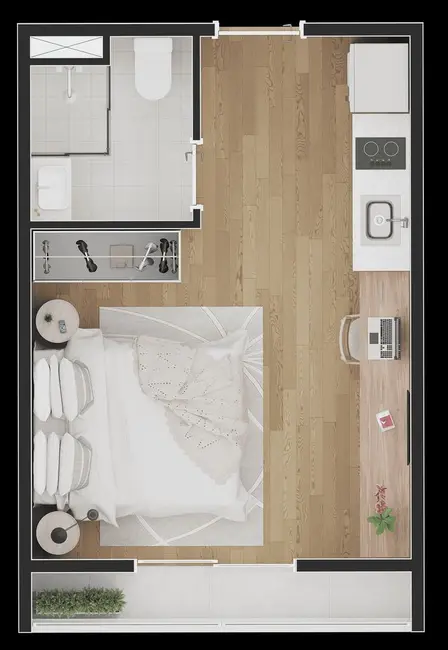 Foto 4 de Apartamento com 1 quarto à venda, 26m2 em Vila Mariana, São Paulo - SP