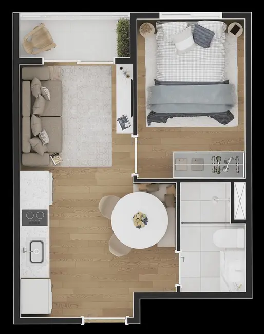 Foto 8 de Apartamento com 1 quarto à venda, 26m2 em Vila Mariana, São Paulo - SP