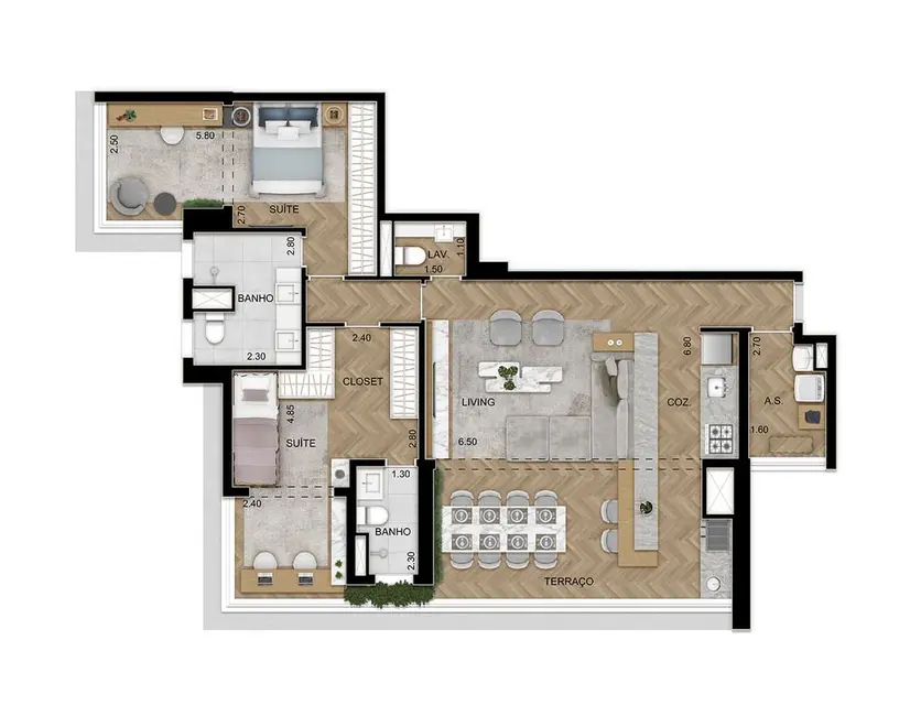 Apartamento com 3 quartos à venda, 119m2 em São Paulo - SP - imagem 1 Foto 1 de Apartamento com 3 quartos à venda, 119m2 em São Paulo - SP