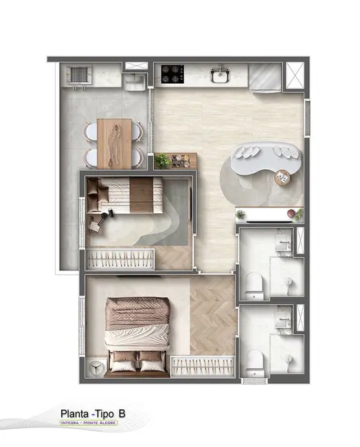 Apartamento com 1 quarto à venda, 27m2 em Perdizes, São Paulo - SP - imagem 4 Foto 4 de Apartamento com 1 quarto à venda, 27m2 em Perdizes, São Paulo - SP