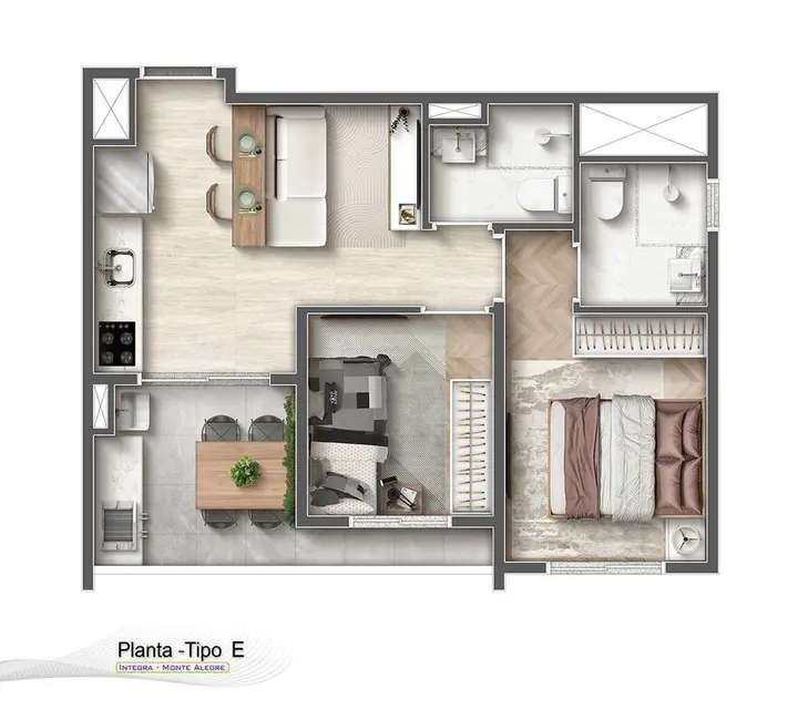 Apartamento com 1 quarto à venda, 27m2 em Perdizes, São Paulo - SP - imagem 3 Foto 3 de Apartamento com 1 quarto à venda, 27m2 em Perdizes, São Paulo - SP