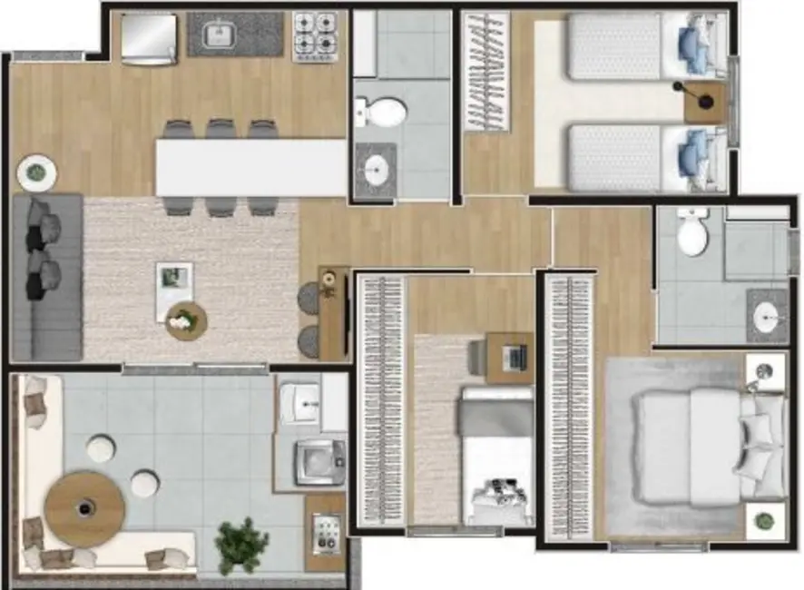 Apartamento com 2 quartos à venda, 60m2 em Quarta Parada, São Paulo - SP - imagem 5 Foto 5 de Apartamento com 2 quartos à venda, 60m2 em Quarta Parada, São Paulo - SP
