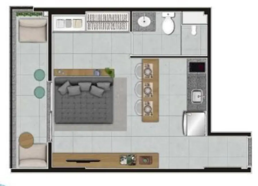 Apartamento com 2 quartos à venda, 60m2 em Quarta Parada, São Paulo - SP - imagem 7 Foto 7 de Apartamento com 2 quartos à venda, 60m2 em Quarta Parada, São Paulo - SP