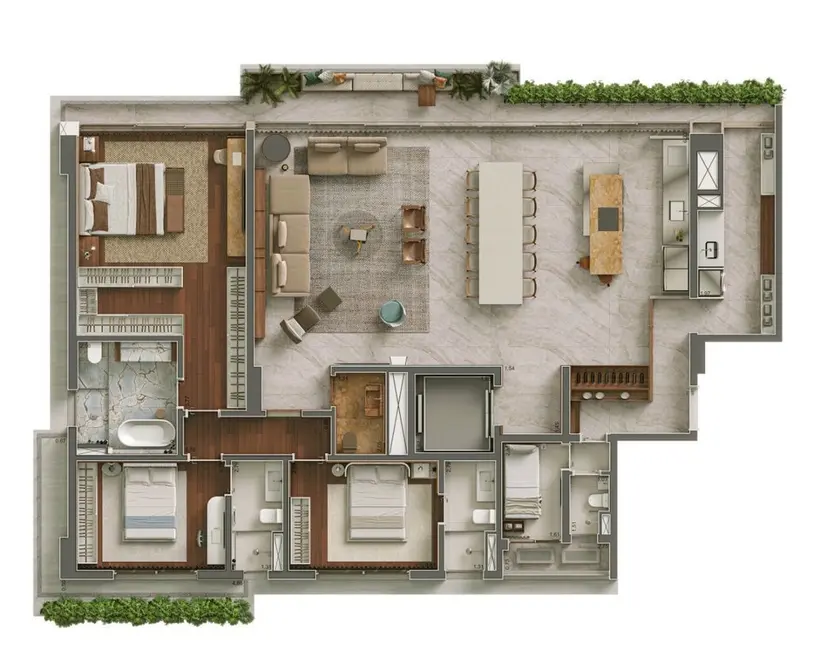 Foto 2 de Apartamento com 3 quartos à venda, 212m2 em Itaim Bibi, São Paulo - SP