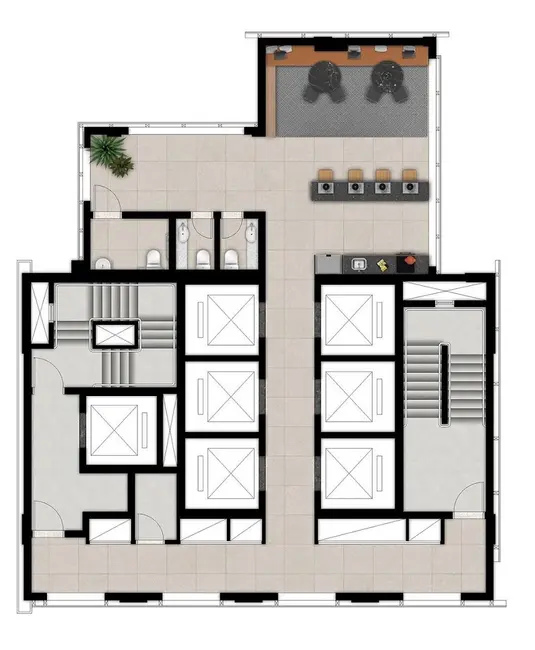 Apartamento com 2 quartos à venda, 43m2 em Bela Vista, São Paulo - SP - imagem 8 Foto 8 de Apartamento com 2 quartos à venda, 43m2 em Bela Vista, São Paulo - SP