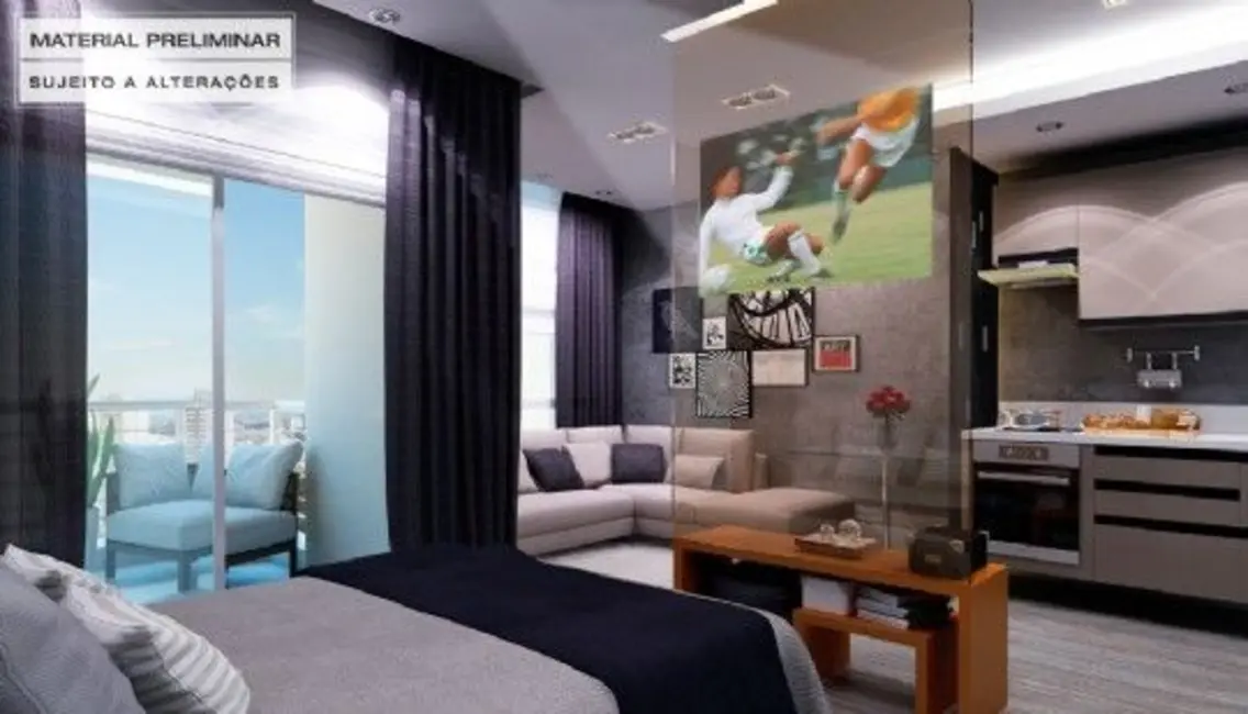 Foto 3 de Loft / Flat com 1 quarto à venda, 40m2 em Jardim do Mar, Sao Bernardo Do Campo - SP