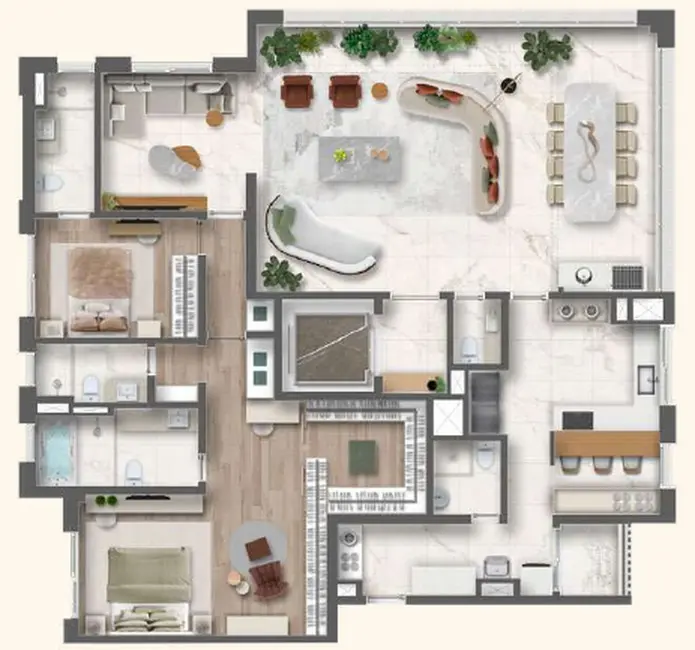 Cobertura com 3 quartos à venda, 347m2 em Vila Mariana, São Paulo - SP - imagem 8 Foto 8 de Cobertura com 3 quartos à venda, 347m2 em Vila Mariana, São Paulo - SP