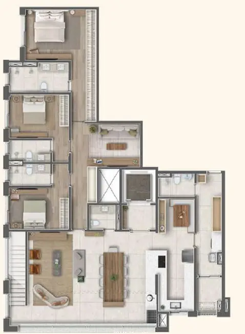 Cobertura com 3 quartos à venda, 347m2 em Vila Mariana, São Paulo - SP - imagem 7 Foto 7 de Cobertura com 3 quartos à venda, 347m2 em Vila Mariana, São Paulo - SP