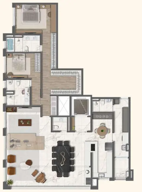 Cobertura com 3 quartos à venda, 347m2 em Vila Mariana, São Paulo - SP - imagem 6 Foto 6 de Cobertura com 3 quartos à venda, 347m2 em Vila Mariana, São Paulo - SP