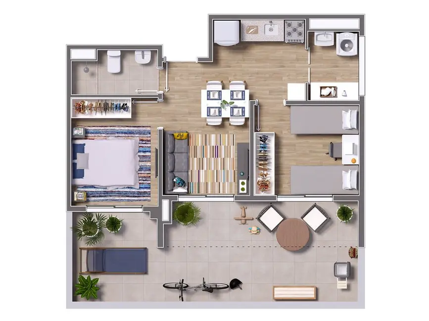 Foto 2 de Apartamento com 1 quarto à venda, 24m2 em Vila Mascote, São Paulo - SP