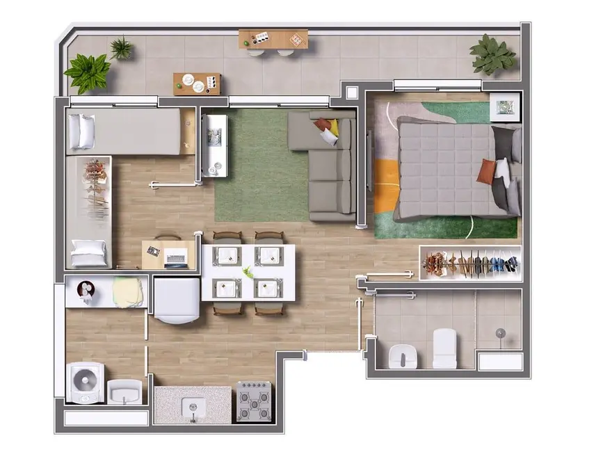 Foto 5 de Apartamento com 1 quarto à venda, 24m2 em Vila Mascote, São Paulo - SP