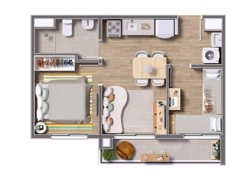 Foto 7 de Apartamento com 1 quarto à venda, 24m2 em Vila Mascote, São Paulo - SP