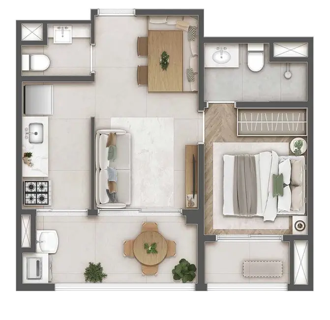 Foto 6 de Apartamento com 1 quarto à venda, 33m2 em Jardim das Acácias, São Paulo - SP