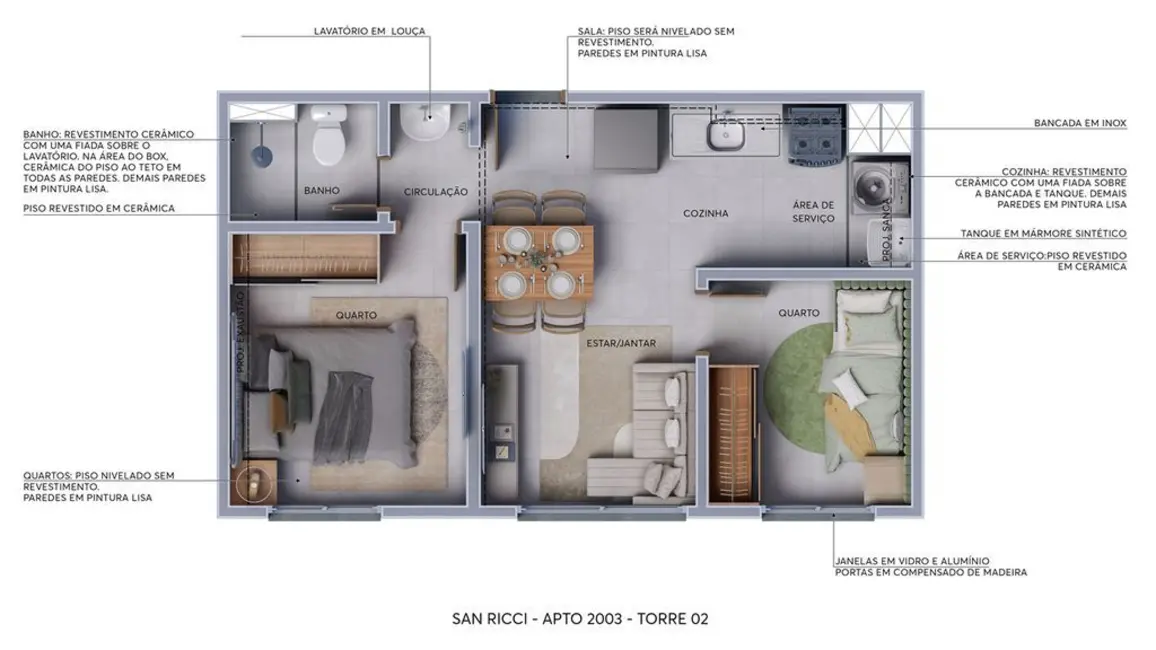 Foto 9 de Apartamento com 2 quartos à venda, 33m2 em Parque São Rafael, São Paulo - SP