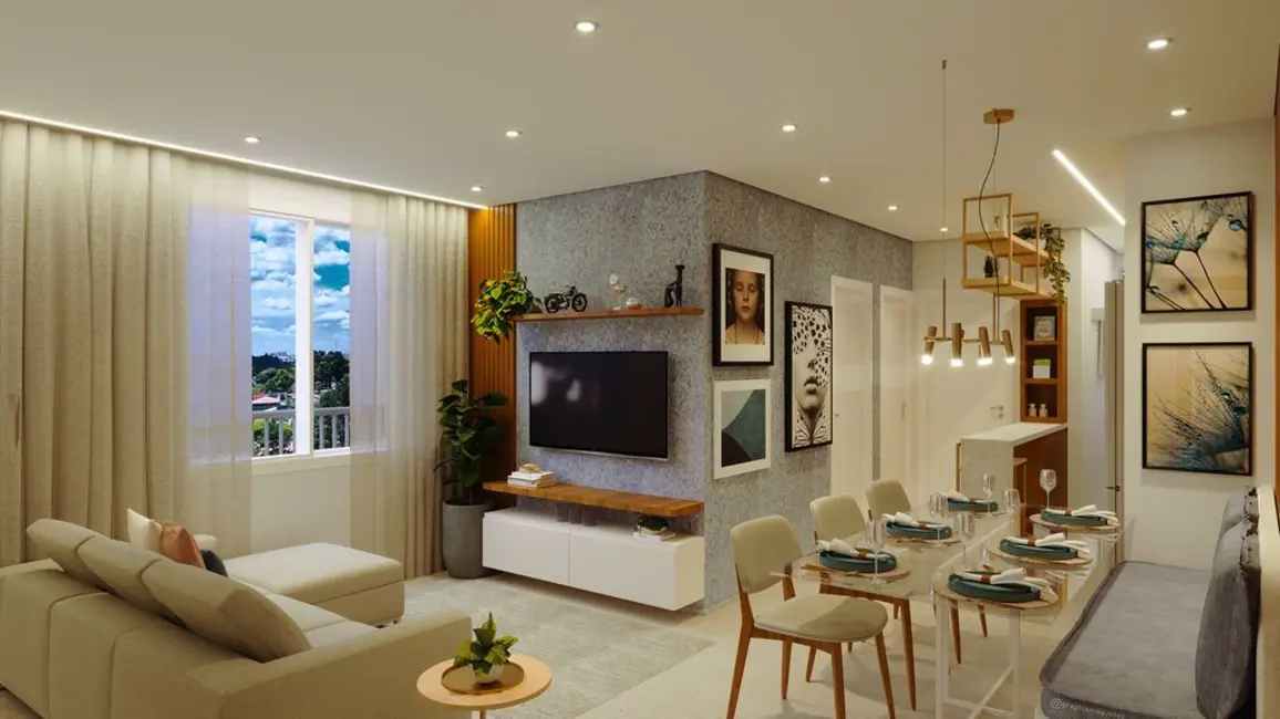 Foto 2 de Apartamento com 3 quartos à venda, 56m2 em Vargem Grande Paulista - SP