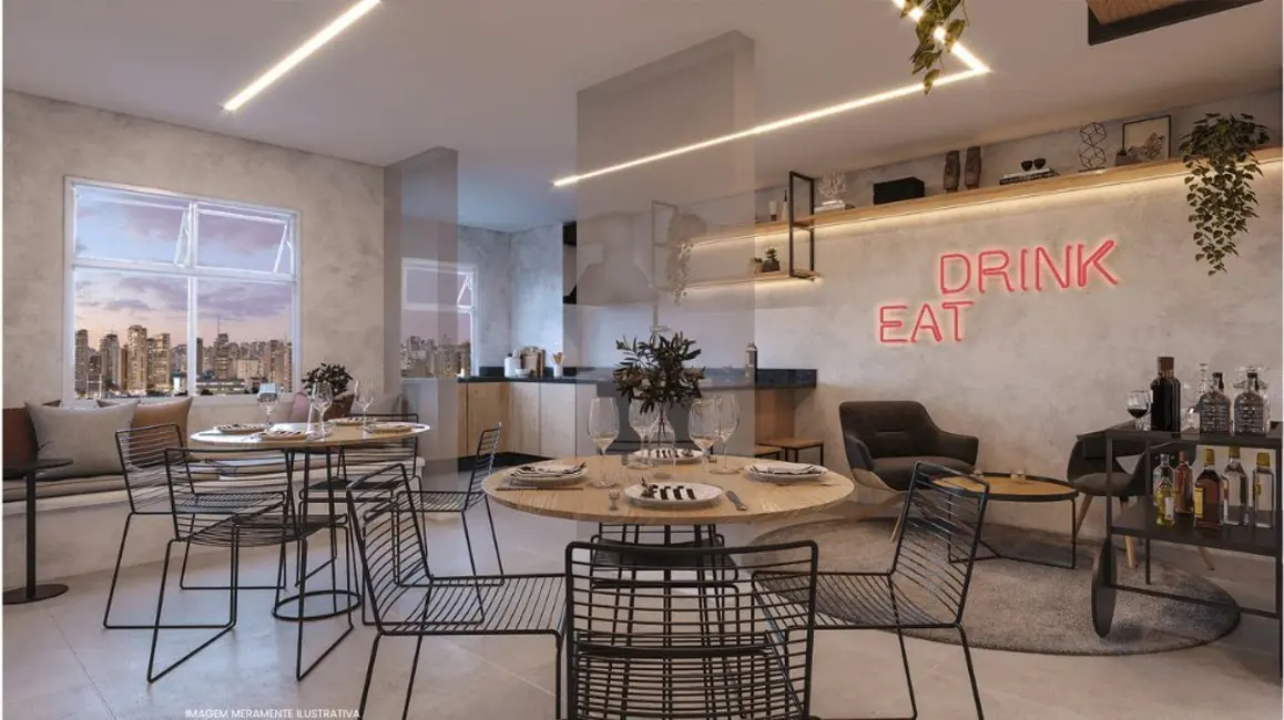 Apartamento com 1 quarto à venda, 27m2 em Tatuapé, São Paulo - SP - imagem 4 Foto 4 de Apartamento com 1 quarto à venda, 27m2 em Tatuapé, São Paulo - SP