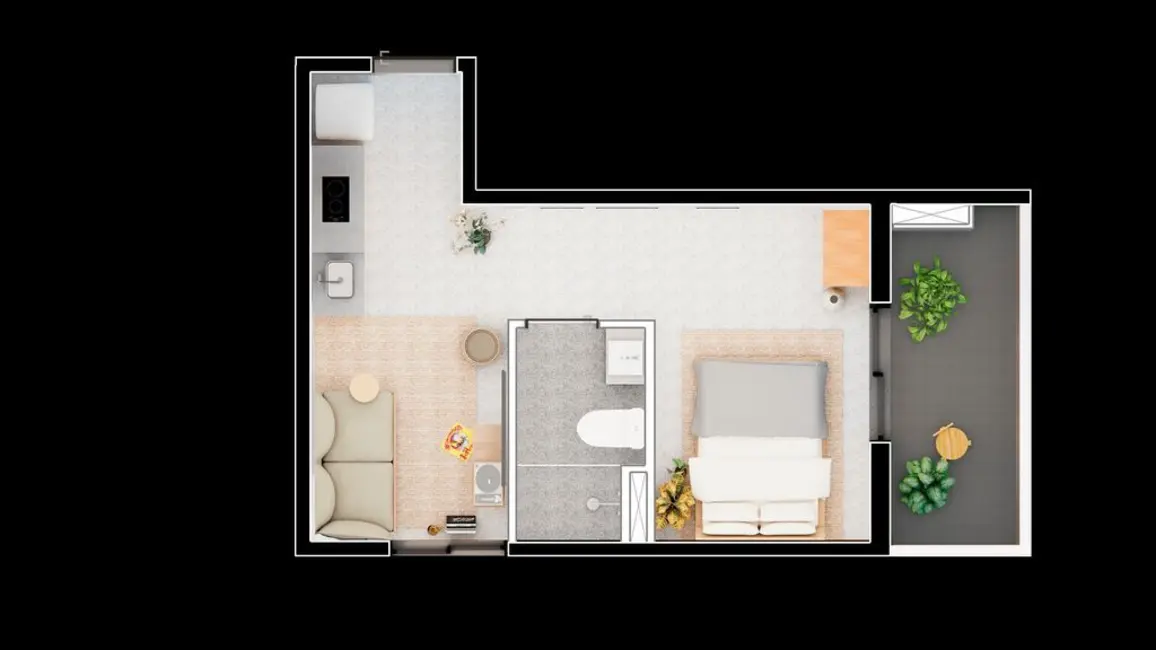 Foto 1 de Kitnet com 1 quarto à venda, 17m2 em Santa Cecília, São Paulo - SP