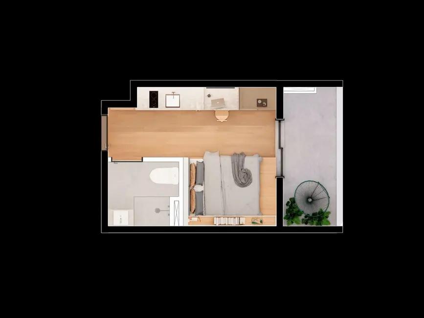 Foto 6 de Kitnet com 1 quarto à venda, 17m2 em Santa Cecília, São Paulo - SP