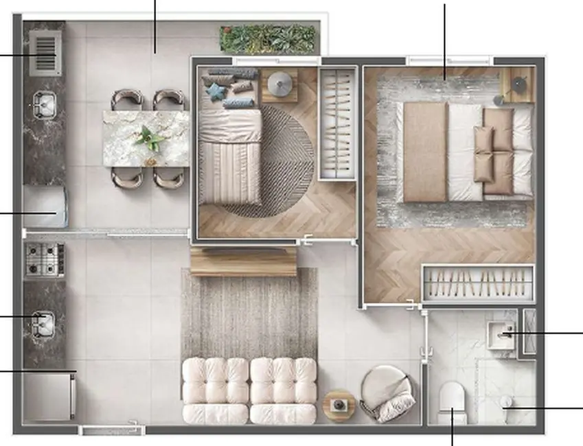 Foto 5 de Apartamento com 1 quarto à venda, 35m2 em Jardim Monte Kemel, São Paulo - SP