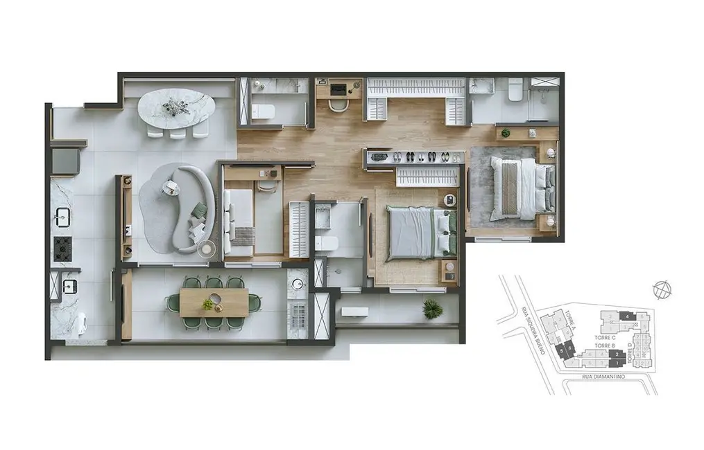 Foto 7 de Apartamento com 2 quartos à venda, 87m2 em Mooca, São Paulo - SP