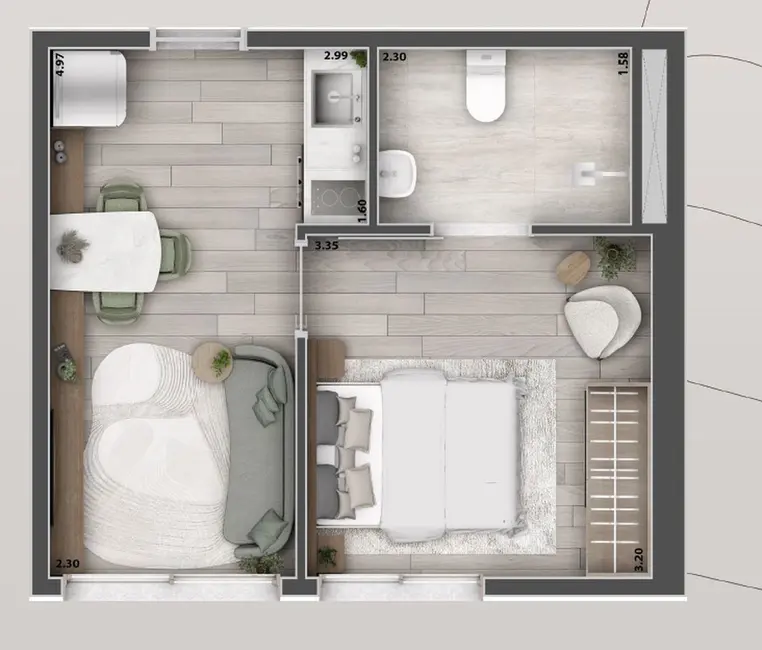 Foto 1 de Kitnet com 1 quarto à venda, 21m2 em Pinheiros, São Paulo - SP