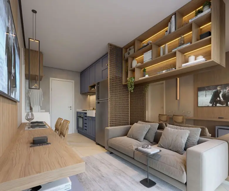 Apartamento com 2 quartos à venda, 34m2 em Campo Grande, São Paulo - SP - imagem 3 Foto 3 de Apartamento com 2 quartos à venda, 34m2 em Campo Grande, São Paulo - SP