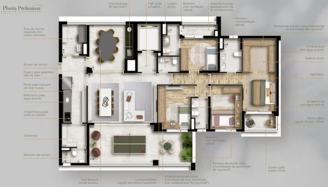 Apartamento com 2 quartos à venda, 82m2 em Chácara Santo Antônio (Zona Sul), São Paulo - SP - imagem 6 Foto 6 de Apartamento com 2 quartos à venda, 82m2 em Chácara Santo Antônio (Zona Sul), São Paulo - SP
