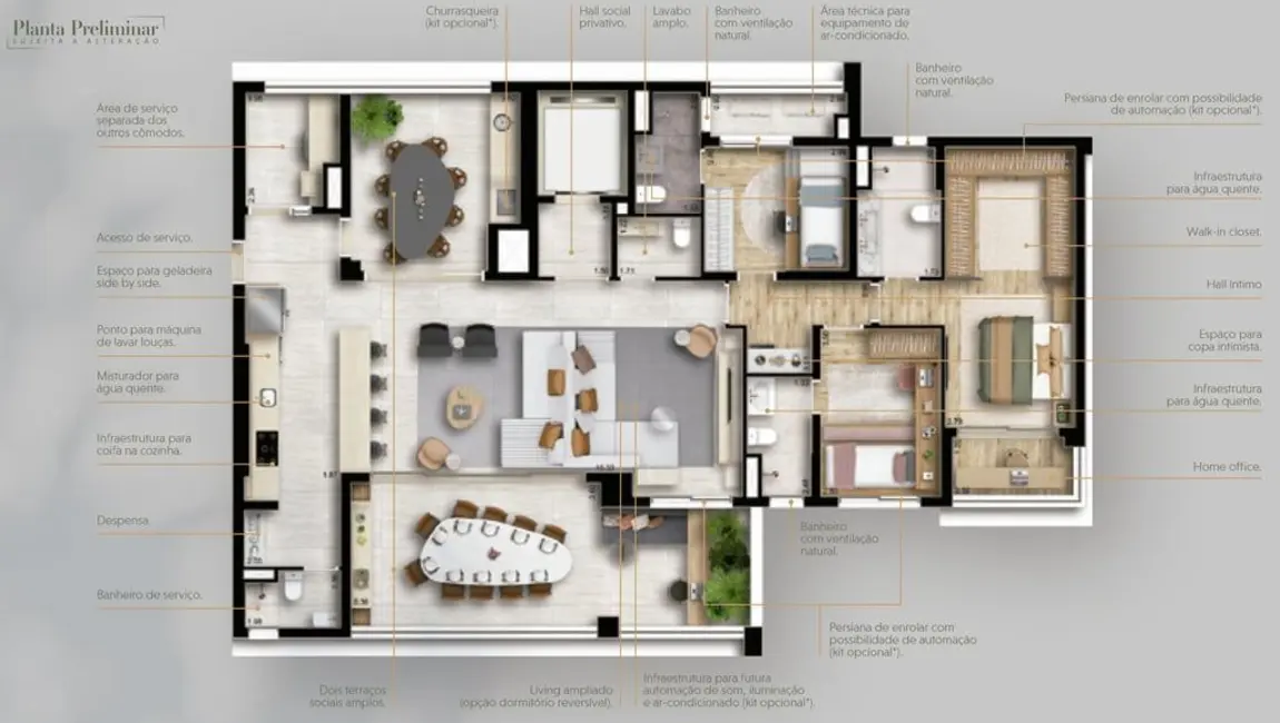 Apartamento com 2 quartos à venda, 82m2 em Chácara Santo Antônio (Zona Sul), São Paulo - SP - imagem 4 Foto 4 de Apartamento com 2 quartos à venda, 82m2 em Chácara Santo Antônio (Zona Sul), São Paulo - SP