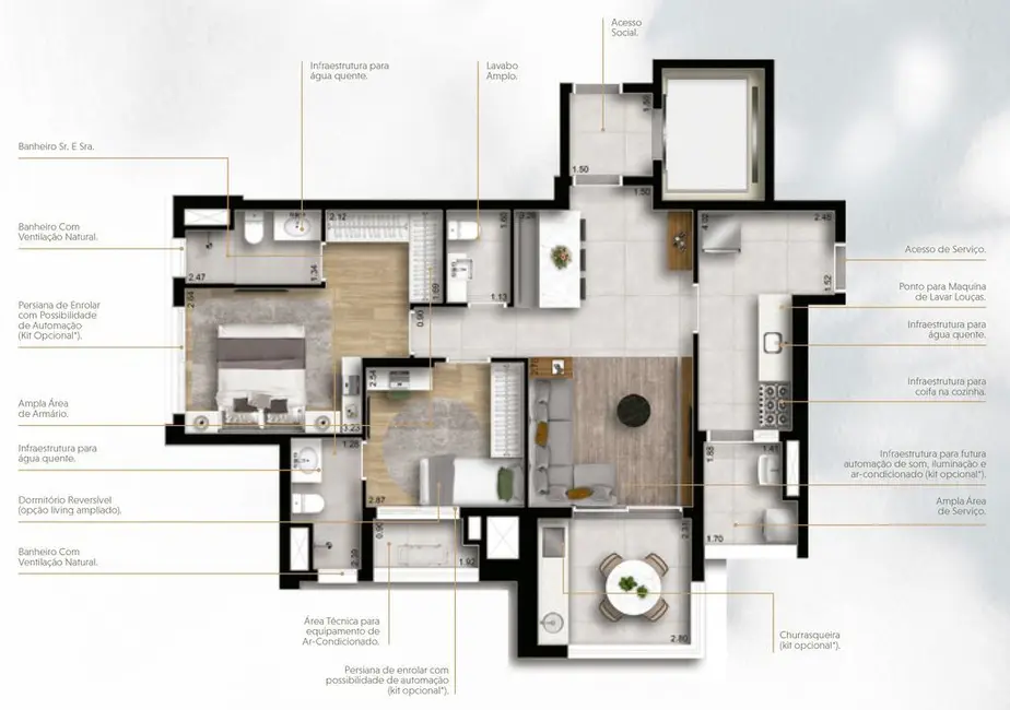 Apartamento com 2 quartos à venda, 82m2 em Chácara Santo Antônio (Zona Sul), São Paulo - SP - imagem 1 Foto 1 de Apartamento com 2 quartos à venda, 82m2 em Chácara Santo Antônio (Zona Sul), São Paulo - SP