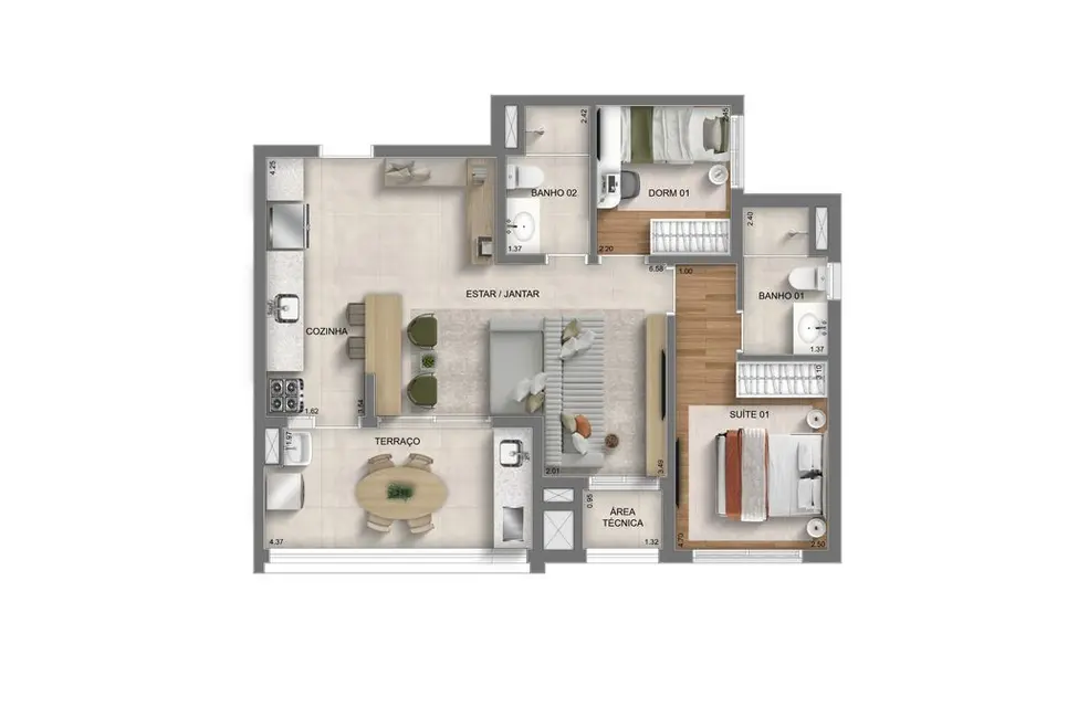 Foto 3 de Kitnet com 1 quarto à venda, 25m2 em Mooca, São Paulo - SP