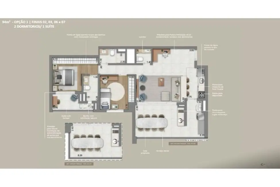 Foto 9 de Apartamento com 2 quartos à venda, 94m2 em Jardim das Acácias, São Paulo - SP