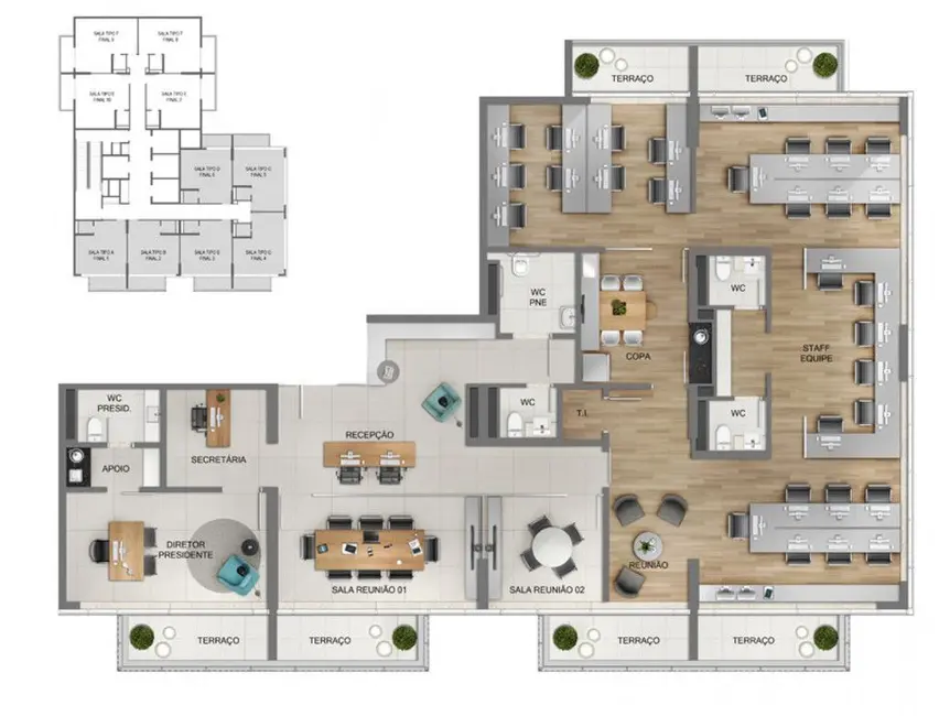 Foto 6 de Sala Comercial à venda, 33m2 em Centro, Campinas - SP