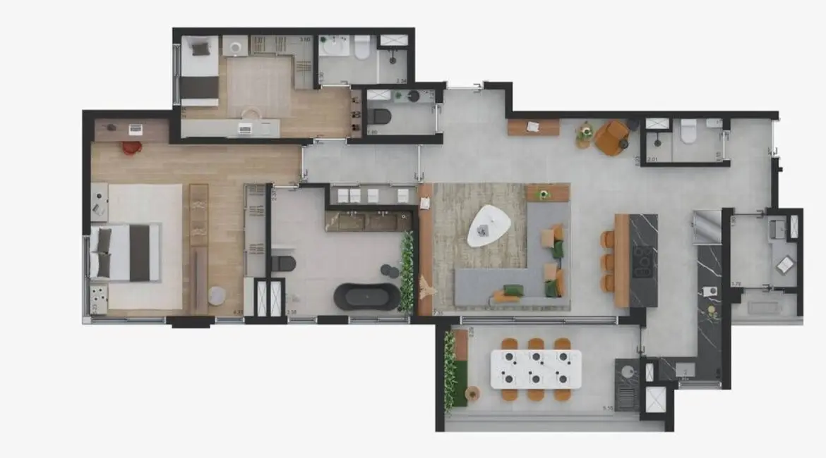 Apartamento com 3 quartos à venda, 285m2 em Cambuí, Campinas - SP - imagem 3 Foto 3 de Apartamento com 3 quartos à venda, 285m2 em Cambuí, Campinas - SP