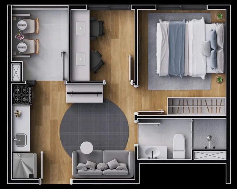 Foto 7 de Apartamento com 1 quarto à venda, 32m2 em Vila Sônia, São Paulo - SP