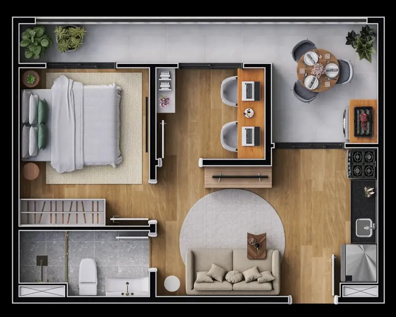 Foto 8 de Apartamento com 1 quarto à venda, 32m2 em Vila Sônia, São Paulo - SP