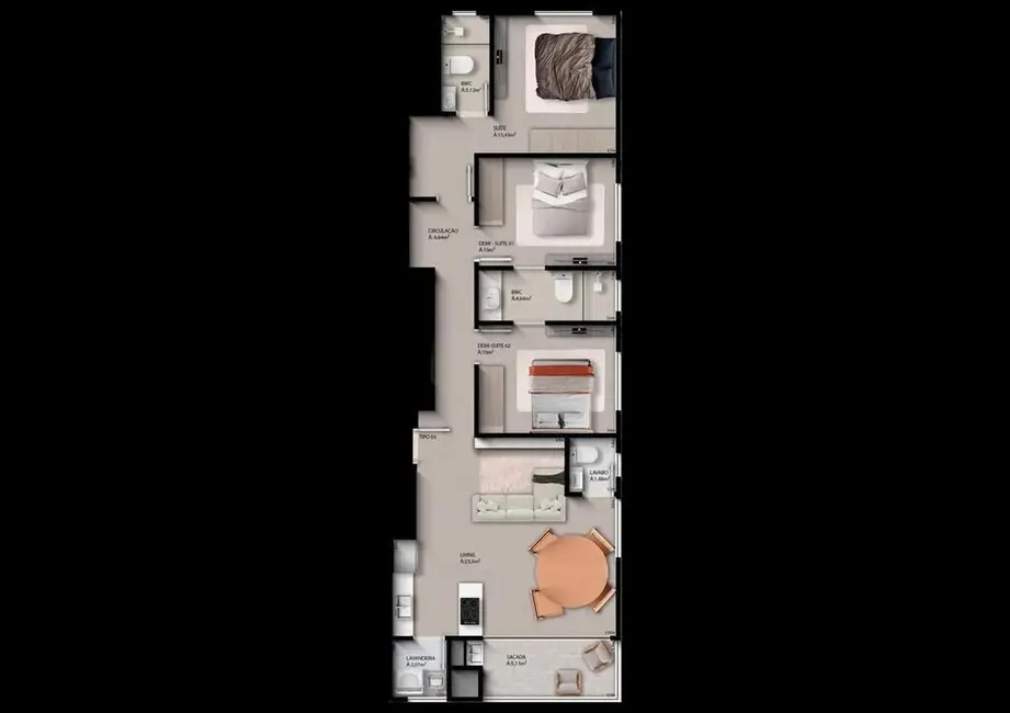 Apartamento com 2 quartos à venda, 34m2 em Itaquera, São Paulo - SP - imagem 6 Foto 6 de Apartamento com 2 quartos à venda, 34m2 em Itaquera, São Paulo - SP