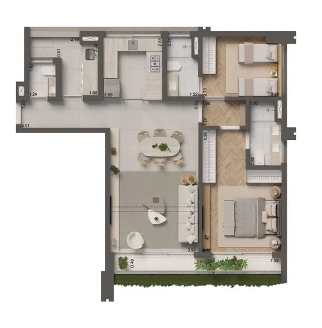 Kitnet com 1 quarto à venda, 31m2 em Jardins, São Paulo - SP - imagem 4 Foto 4 de Kitnet com 1 quarto à venda, 31m2 em Jardins, São Paulo - SP