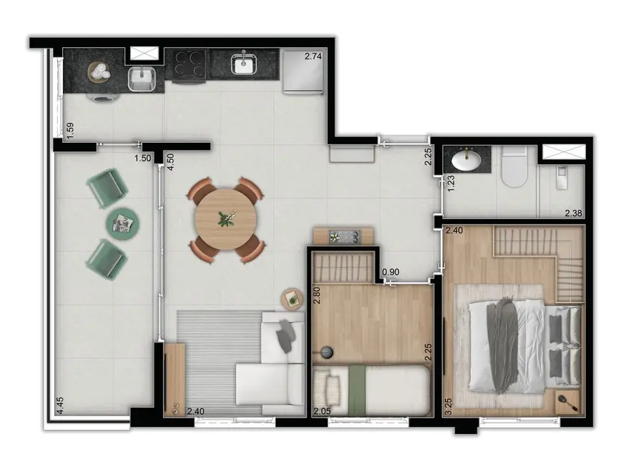 Foto 1 de Kitnet com 1 quarto à venda, 25m2 em Bom Retiro, São Paulo - SP
