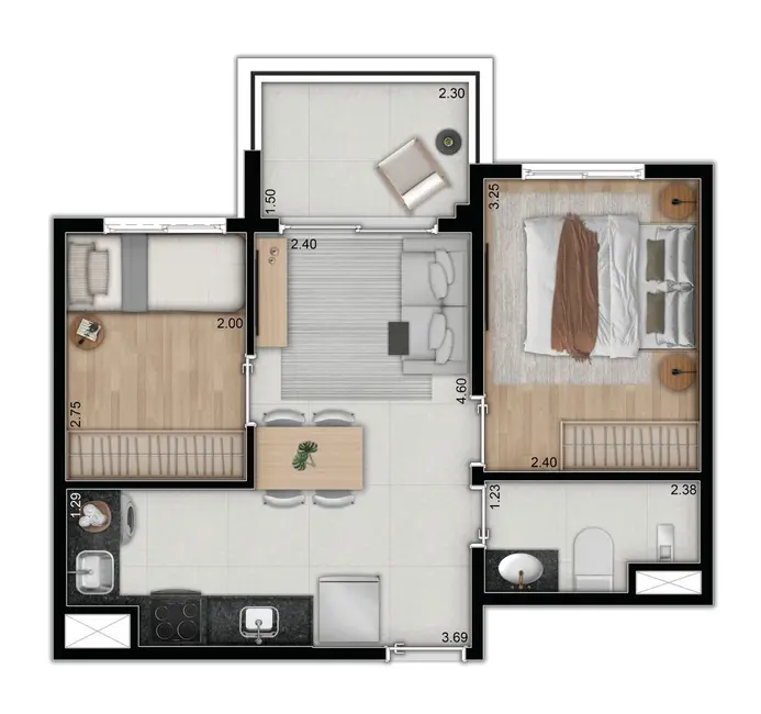 Foto 5 de Kitnet com 1 quarto à venda, 25m2 em Bom Retiro, São Paulo - SP