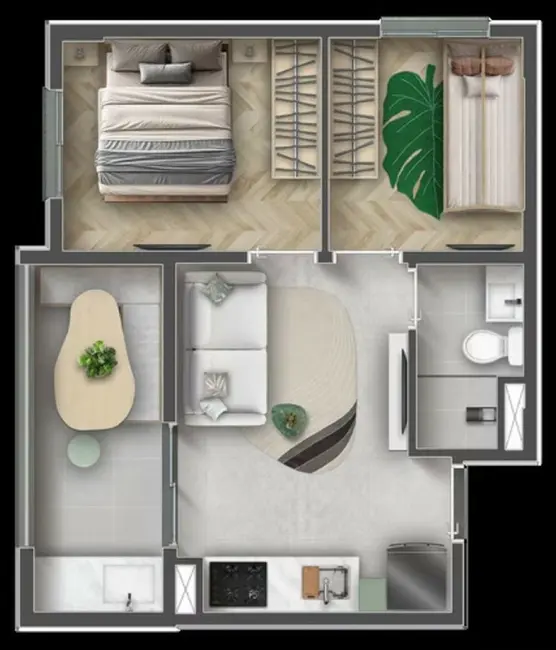 Apartamento com 1 quarto à venda, 29m2 em Pirituba, São Paulo - SP - imagem 6 Foto 6 de Apartamento com 1 quarto à venda, 29m2 em Pirituba, São Paulo - SP
