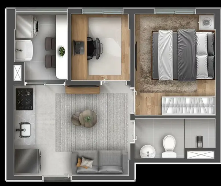 Apartamento com 1 quarto à venda, 29m2 em Pirituba, São Paulo - SP - imagem 4 Foto 4 de Apartamento com 1 quarto à venda, 29m2 em Pirituba, São Paulo - SP