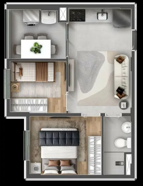 Apartamento com 1 quarto à venda, 29m2 em Pirituba, São Paulo - SP - imagem 7 Foto 7 de Apartamento com 1 quarto à venda, 29m2 em Pirituba, São Paulo - SP