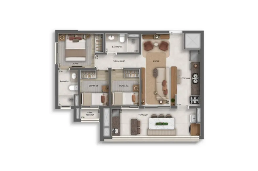 Foto 9 de Apartamento com 2 quartos à venda, 39m2 em Butantã, São Paulo - SP