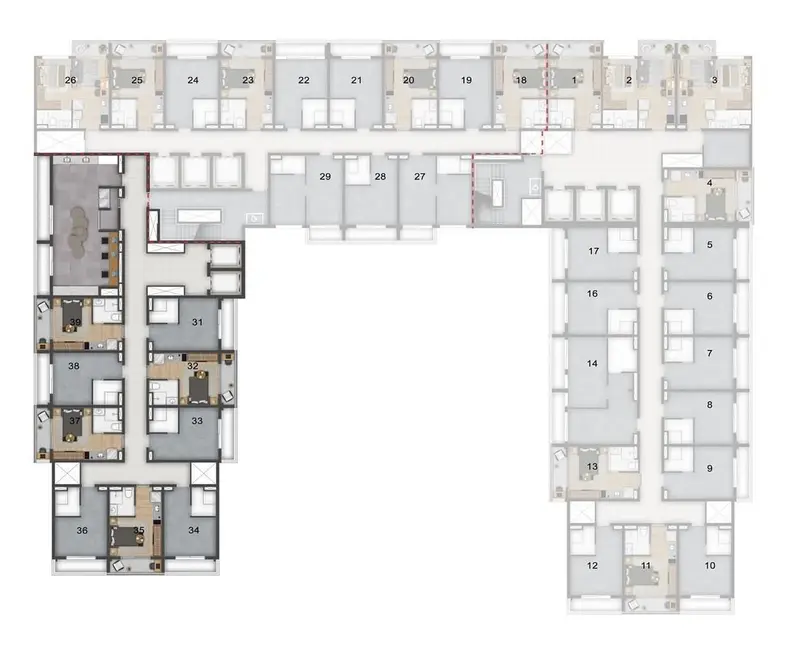 Foto 5 de Apartamento com 1 quarto à venda, 29m2 em Brooklin Novo, São Paulo - SP
