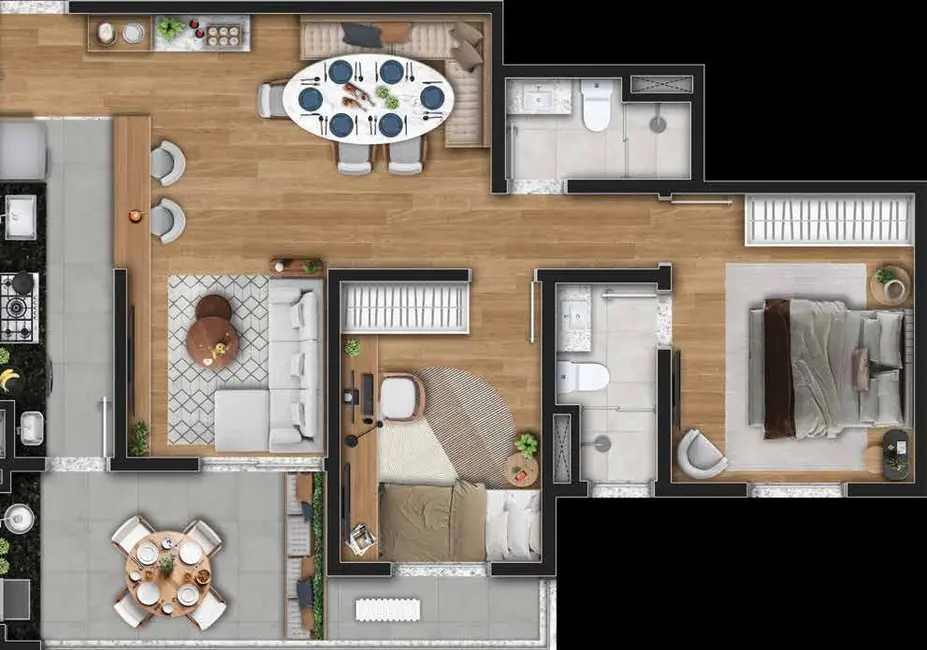 Foto 2 de Apartamento com 3 quartos à venda, 109m2 em Parque Campolim, Sorocaba - SP