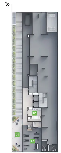 Foto 3 de Apartamento com 1 quarto à venda, 31m2 em Moema, São Paulo - SP
