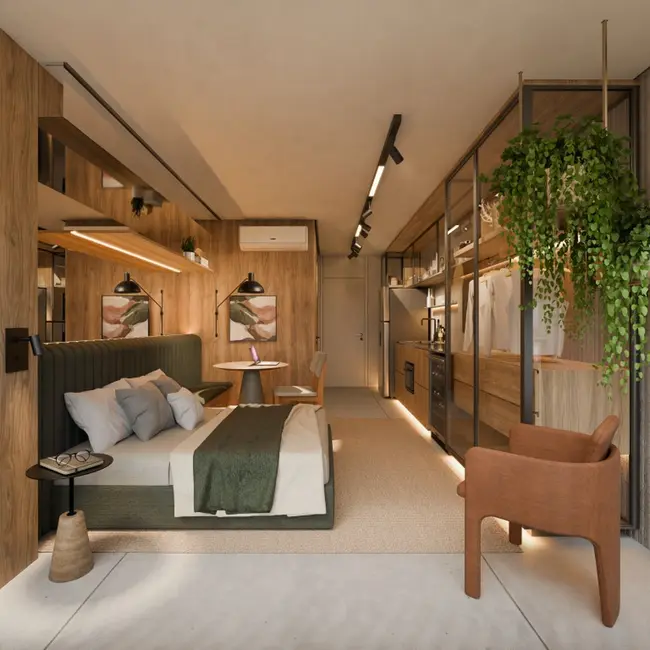Foto 4 de Apartamento com 1 quarto à venda, 31m2 em Moema, São Paulo - SP