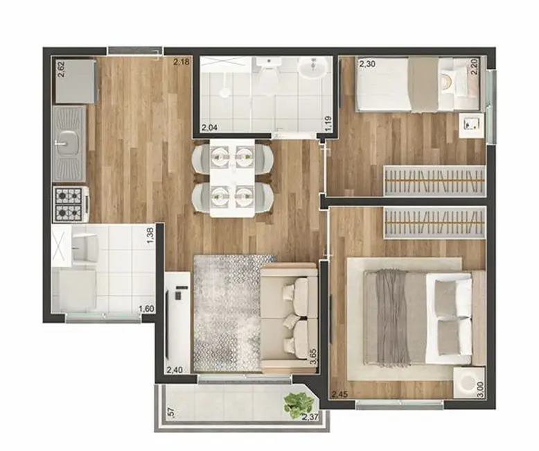 Apartamento com 2 quartos à venda, 37m2 em Freguesia do Ó, São Paulo - SP - imagem 2 Foto 2 de Apartamento com 2 quartos à venda, 37m2 em Freguesia do Ó, São Paulo - SP