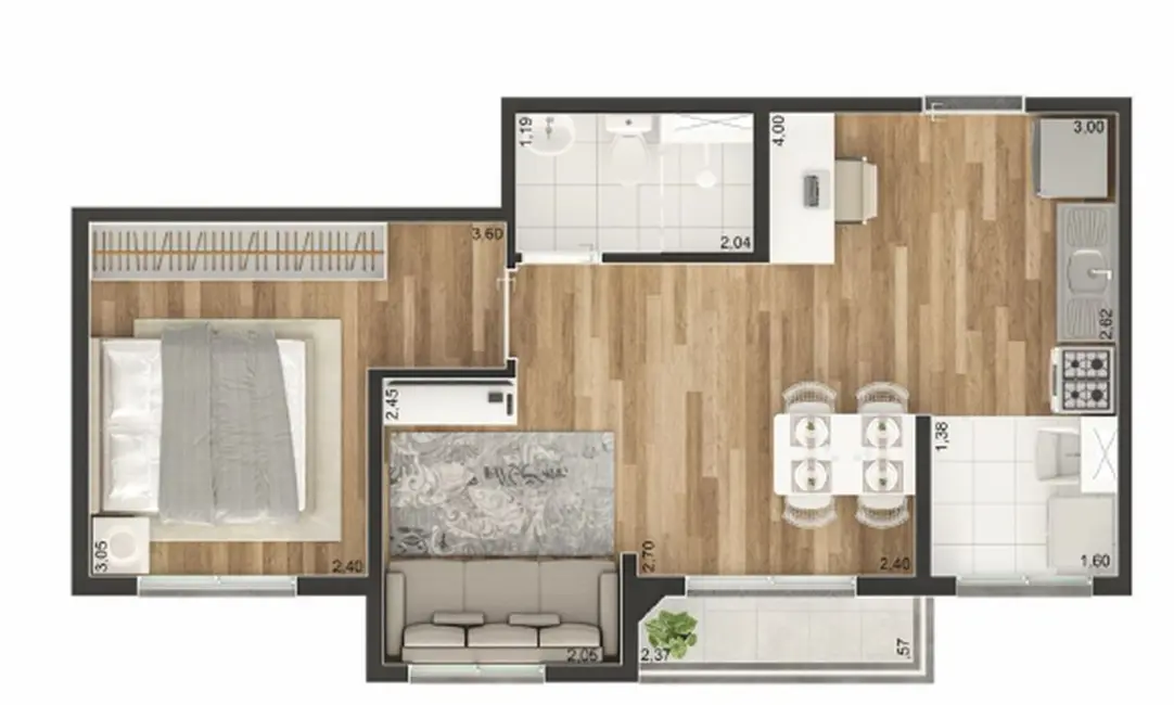 Apartamento com 2 quartos à venda, 37m2 em Freguesia do Ó, São Paulo - SP - imagem 9 Foto 9 de Apartamento com 2 quartos à venda, 37m2 em Freguesia do Ó, São Paulo - SP